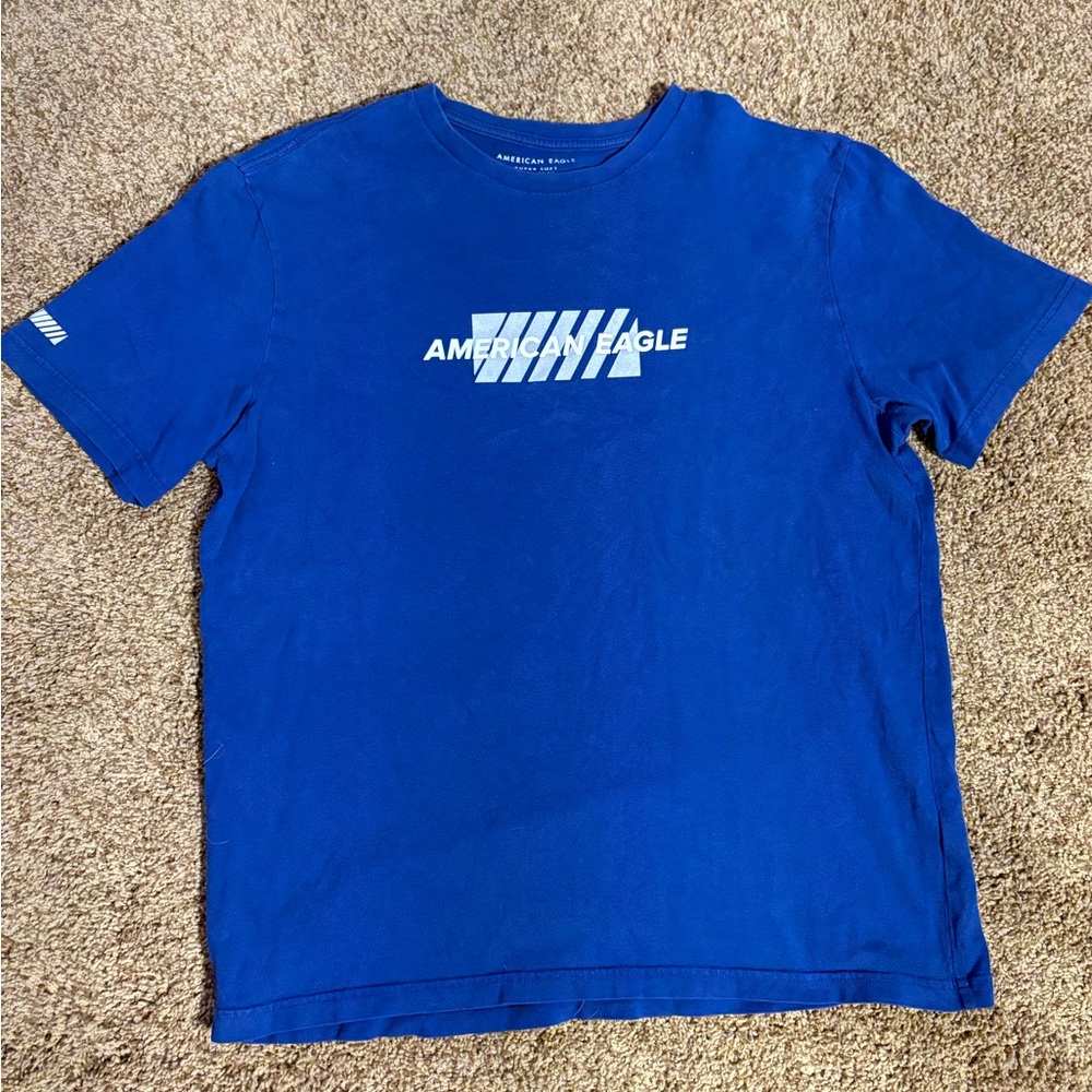 American Eagle Outfitters Soft Blue Tee